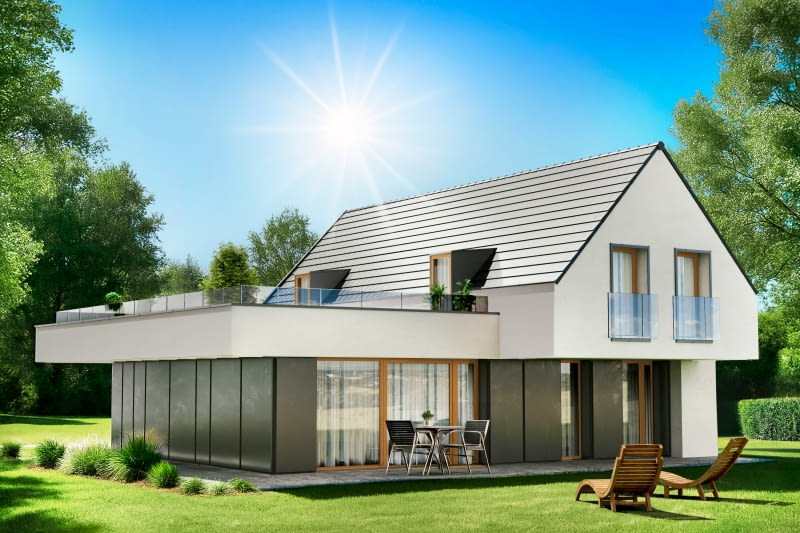 Dachówka betonowa Teviva TermoComfort, kolor grafitowy