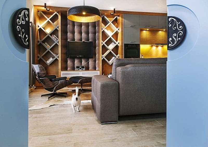 Mieszkanie w Sopocie - 45 m2; proj. Ewelina Niska mieszkanie, małe mieszkanie, kolorowe mieszkanie, eleganckie mieszkanie, inspirujące mieszkanie