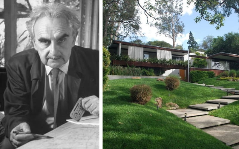 Z lewej: Richard Neuta; Z prawej: Ohara House