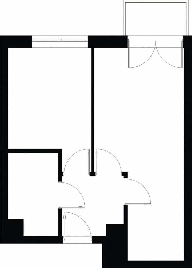 Dwupokojowe, 38,6 m kw., dla 2 osób Dwupokojowe, 38,6 m kw., dla 2 osób