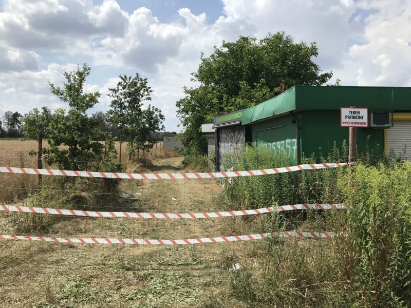 Cmentarzysko Kiosków RUCHU pod Łodzią. Cmentarzysko Kiosków RUCHU pod Łodzią.