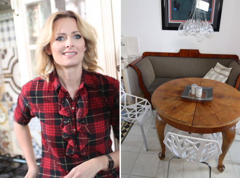 Odeta Moro pokazuje swój dom. Odeta Moro pokazuje swój dom.