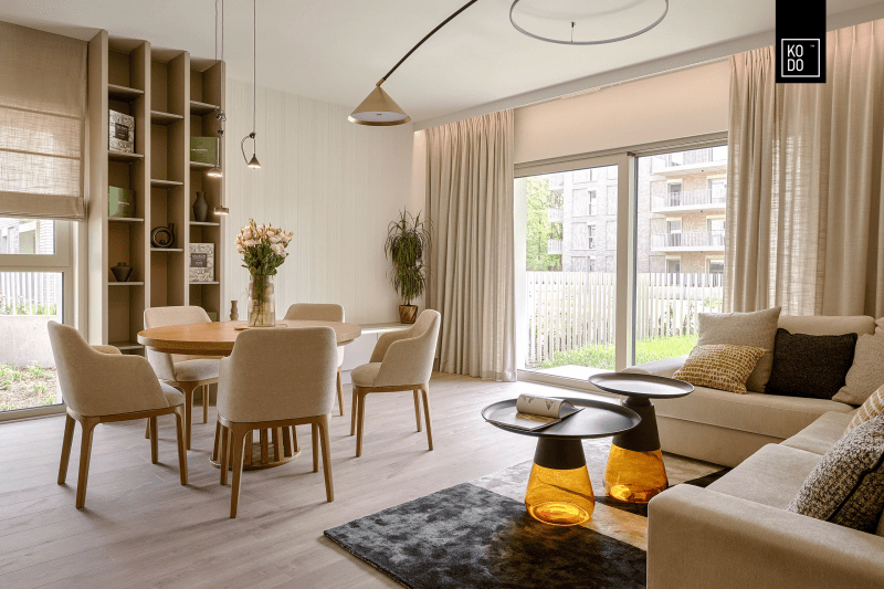 Apartament, który łączy elegancję z funkcjonalnością