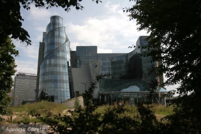 Czesław Bielecki, siedziba Telewizji Polskiej, Warszawa Czesław Bielecki, siedziba Telewizji Polskiej, Warszawa