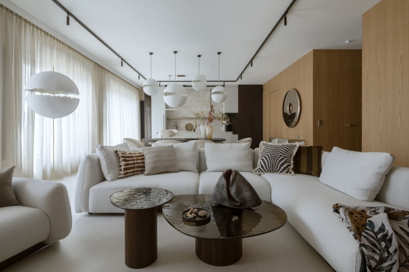 120-metrowy penthouse w Wilanowie - projekt pracowni HOLA Design