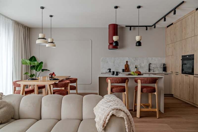 Nowoczesny minimalizm - mieszkanie na warszawskiej Woli