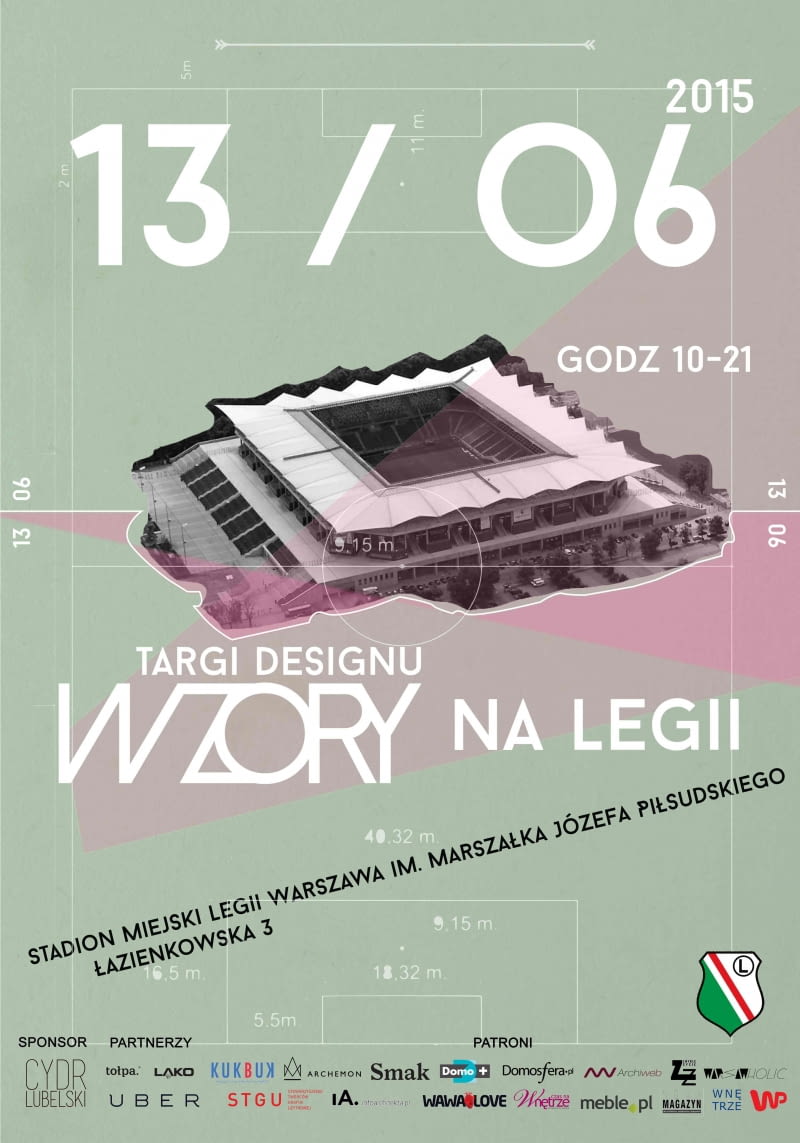 Plakat Wzory na Legii