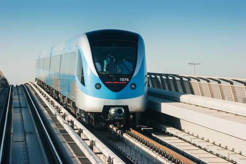 Bezobsługowe metro w Dubaju metro, metro bezobsługowe, komunikacja miejska przyszłości