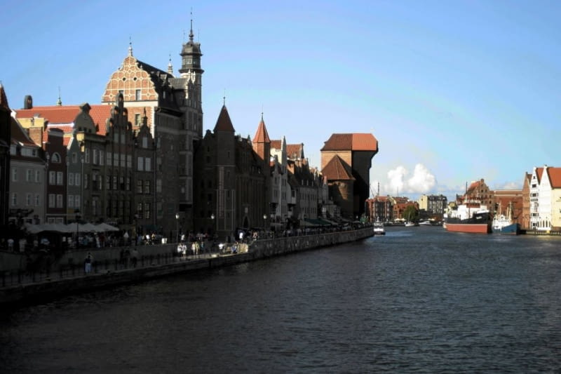 Gdańsk - widok na Motławę Gdańsk - widok na Motławę