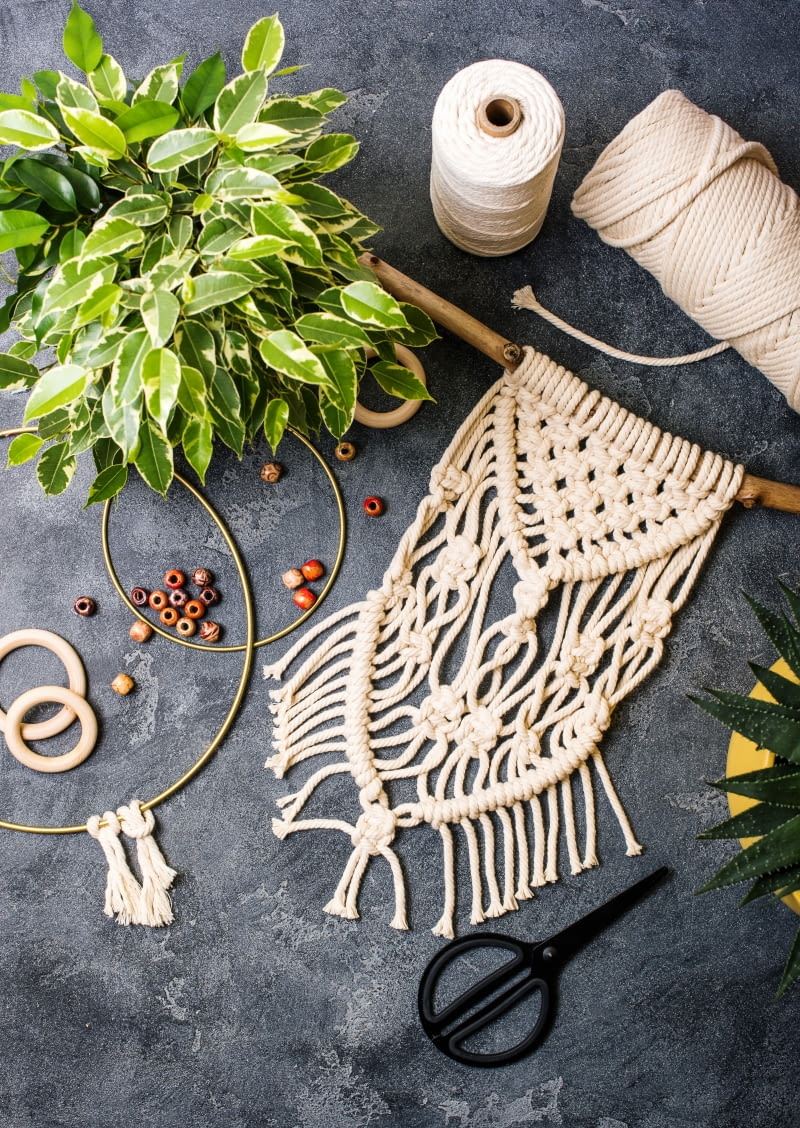 Plecione dekoracje - zrób to sam Plecione dekoracje - zrób to sam