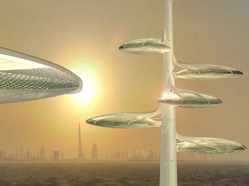 Projekt wertykalnej farmy dla Dubaju studiomobile, dubaj, wertykalna farma