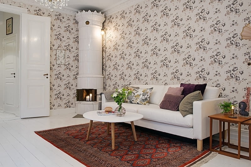 Mieszkanie w starej kamienicy - 85 m2 mieszkanie w kamienicy, mieszkanie z piecem kaflowym, mieszkanie w starej kamienicy, nowoczesne mieszkanie, mieszkanie w skandynawskim stylu