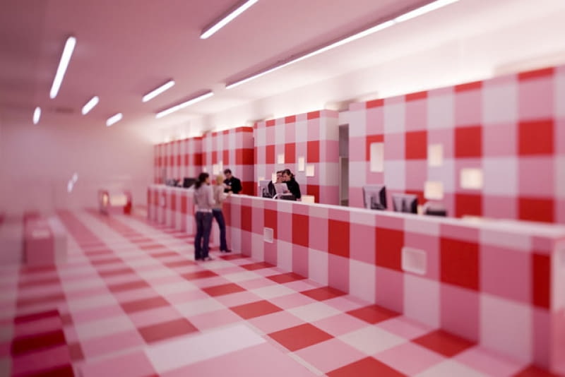 Punkt Informacji Turystycznej w Linz, projekt Caramel Architekten. przestrzeń miejska, konkurs, mała bryła, mała architektura