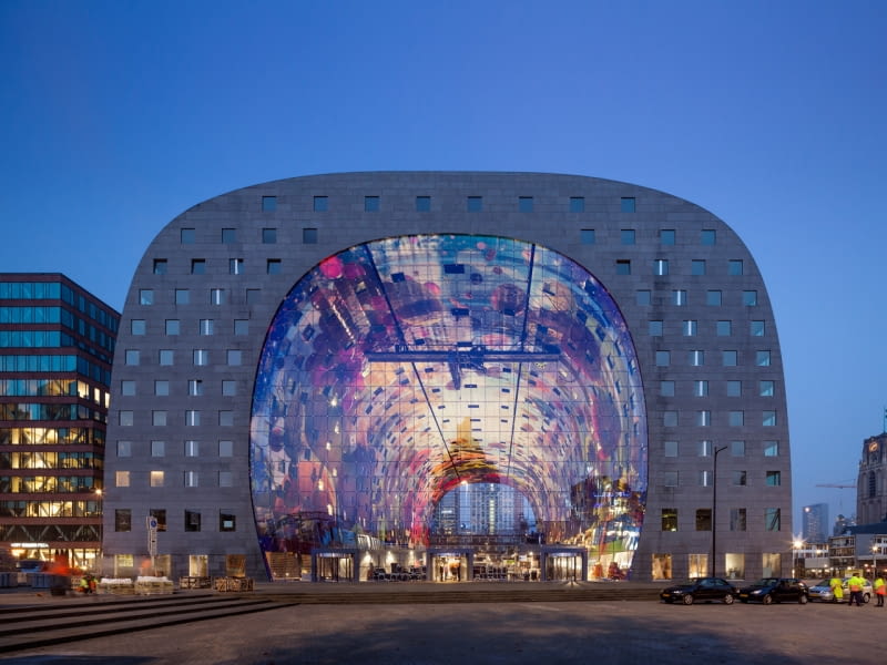 Hala Targowa w Rotterdamie, proj. MVRDV Hala Targowa w Rotterdamie, proj. MVRDV