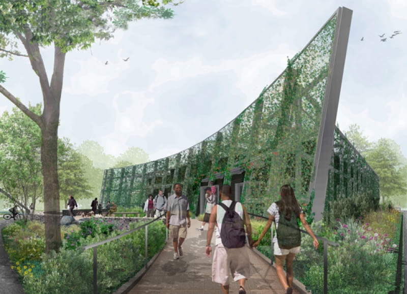 Projekt siedziby Bronx River Alliance ma być miejscem dla każdego i ożywić tereny wokół rzeki, proj. kiss cathcart architects. Realizacja projektu przewidziana jest na 2016 rok Projekt siedziby Bronx River Alliance ma być miejscem dla każdego i ożywić tereny wokół rzeki, proj. kiss cathcart architects