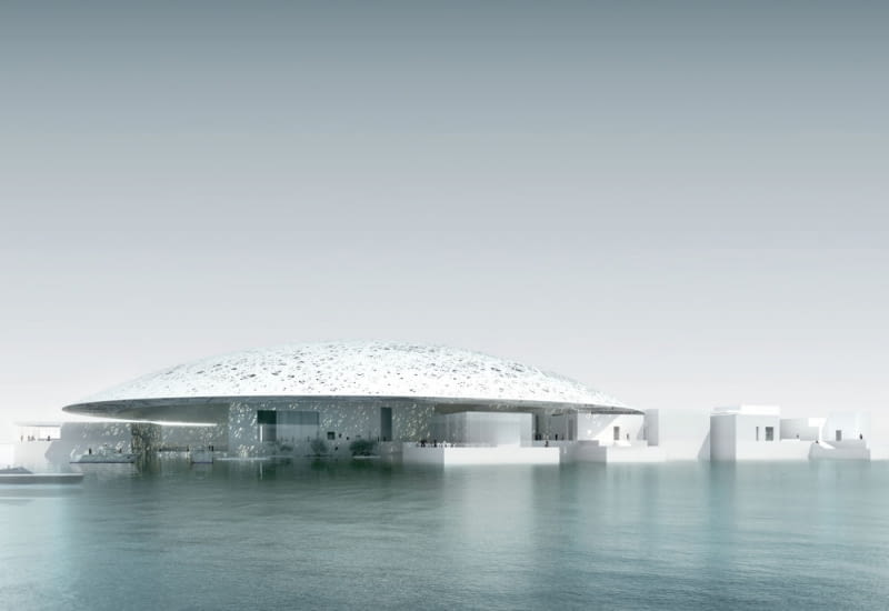 Muzeum Louvre Abu Dhabi autorstwa Jeana Nouvela jean nouvel, zjednoczone emiraty arabskie, muzeum, abu dhabi, louvre, louvre abu dhabi