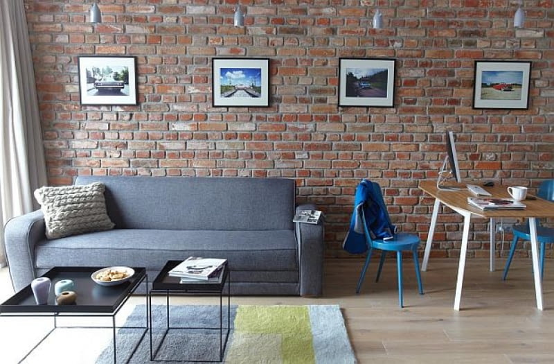 Mieszkanie na warszawskiej Pradze - 60 m2, proj. Joanna Kiryłowicz (Sikorska&Kiryłowicz Architekci) mieszkanie w stylu vintage, mieszkanie w kamienicy, aranżacja mieszkania