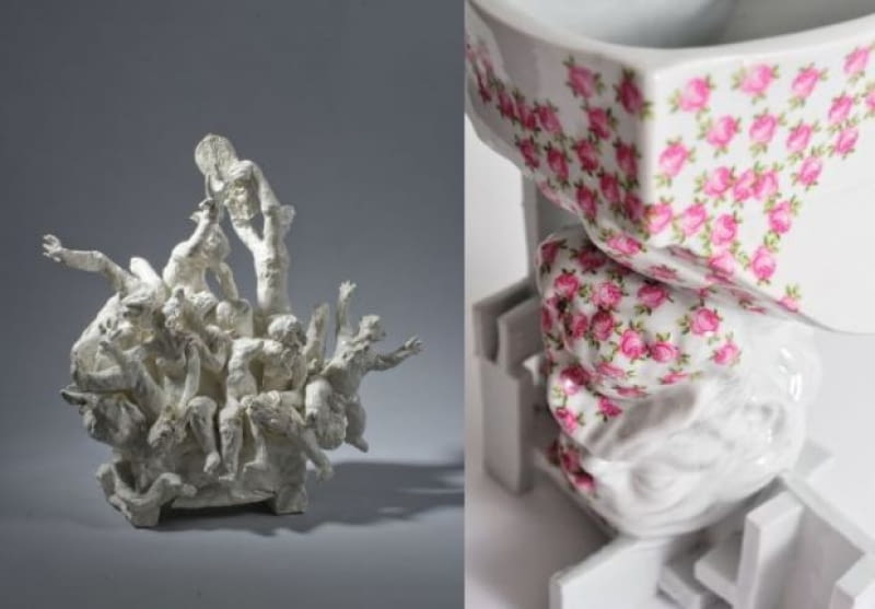 Michael Flynn i Jeroen Bechtold porcelana, wystawa