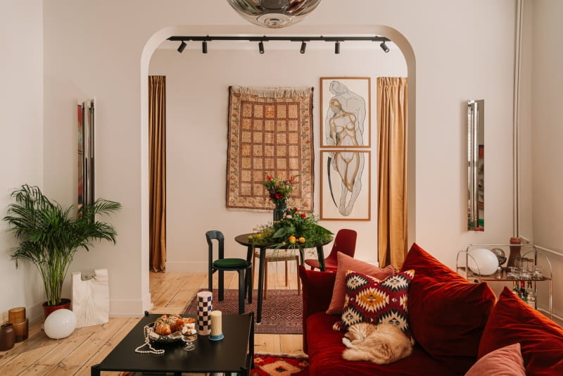 Mieszkanie w Łodzi. Proj. Hanna Pietras