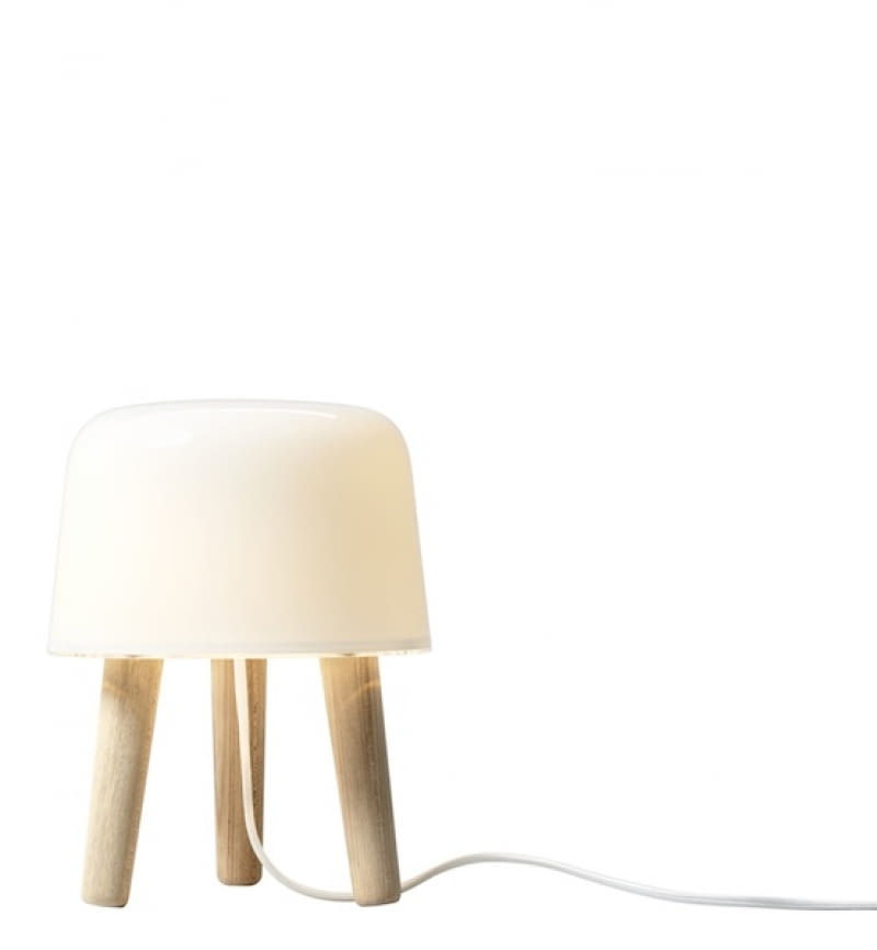Lampka stołowa Milk design, oświetlenie, lampa, zakupy