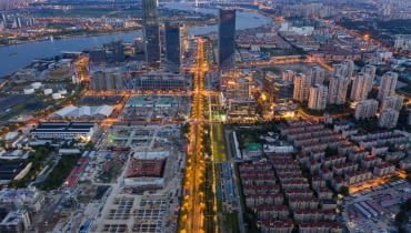Xuhui Runway Park - dawne lotnisko w Szanghaju zamienione w park. Proj. Sasaki Xuhui Runway Park - dawne lotnisko w Szanghaju zamienione w park. Proj. Sasaki
