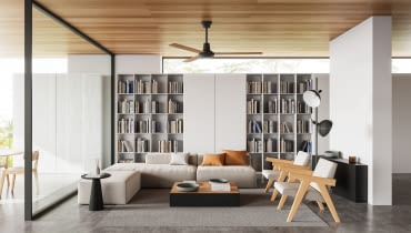 Półki na książki.