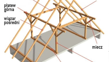 Kleszcze to elementy więźby dachowej