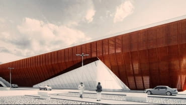 Koncepcja autorstwa Pracowni Płaskowicki & Partnerzy Architekci zaprezentowany w 2011 roku. To na niej oprze się projekt Centrum Nauki 21.04.2011 SZCZECIN , PROJEKT KTORY ZAJAL PIERWSZE MIEJSCE W KONKURSIE NA MUZEUM MORSKIE W SZCZECINIE . FOT. CEZARY ASZKIELOWICZ / AGENCJA GAZETA SLOWA KLUCZOWE: