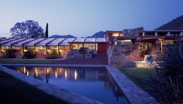 Taliesin West w Arizonie; proj. Frank Lloyd Wrigt Taliesin West w Arizonie; proj. Frank Lloyd Wrigt