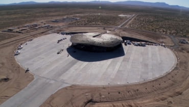 Spaceport America, Nowy Meksyk, USA, proj. Foster Partners Spaceport America, Nowy Meksyk, USA, proj. Foster Partners