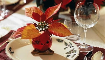 Boże Narodzenie. Oprawa wigilijnego stołu.