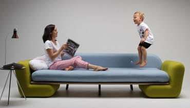 sofa, mebel, plac zabaw, projektanci, design, dzieci