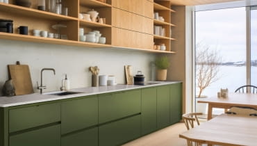 Dąb Baltic Dune PD3102, Zielony Oliwkowy PU2209, Terazzo Beige PK9022