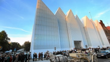 Filharmonia im. Mieczysława Karłowicza w Szczecinie PRZEGLAD ROKU WRZESIEN 05.09.2014 Szczecin . Otwarcie nowej Filharmonii im. Mieczyslawa Karlowicza . Fot. Cezary Aszkielowicz / Agencja Gazeta SLOWA KLUCZOWE: filharmonia szczecinska otwarcie /FR/