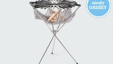 Grillo - grill składany jak parasolka; proj. FormAxiom składany grill, nowoczesny grill, elegancki grill, lekki grill, designerski grill