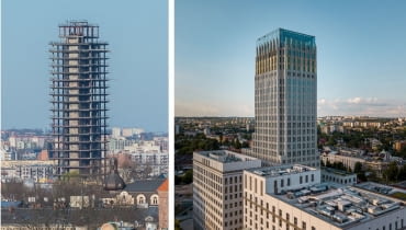 Unity Tower w Krakowie, czyli szkieletor po przebudowie Unity Tower w Krakowie, czyli szkieletor po przebudowie