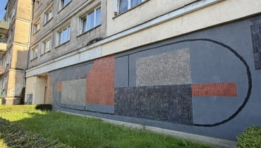 Mozaika Józefa Hałasa przy ul. Podwale we Wrocławiu Mozaika Józefa Hałasa przy ul. Podwale we Wrocławiu