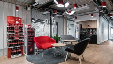 Biuro Coca Cola HBC. Proj. BIT CREATIVE