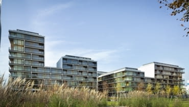 19 Dzielnica- zespół zabudowy mieszkaniowej przy ul. Siennej w Warszawie autorstwa pracowni JEMS Architekci. 19 Dzielnica- zespół zabudowy mieszkaniowej przy ul. Siennej w Warszawie autorstwa pracowni JEMS Architekci.