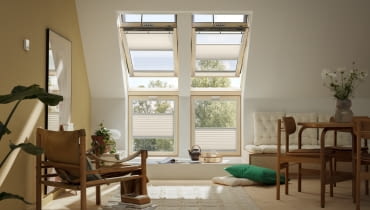 Okna montowane w zestawach to jeszcze więcej światła i panoramiczny widok