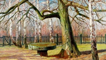 Józef Rapacki, Wiosna, 90 x 120 cm, olej na płótnie, 110 000 zł