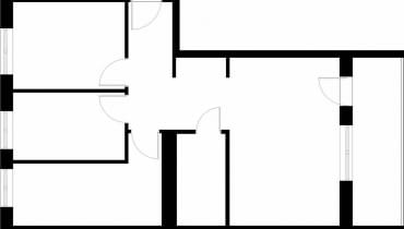 Trzypokojowe, 63,8 m kw., dla 3 osób Trzypokojowe, 63,8 m kw., dla 3 osób