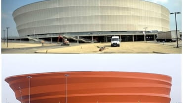 Stadion we Wrocławiu i Zenith Concert Hall w Stasburgu