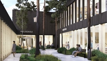 Projekt biblioteki i przedszkola wraz z zagospodarowaniem terenu w Józefowie Projekt biblioteki i przedszkola wraz z zagospodarowaniem terenu w Józefowie