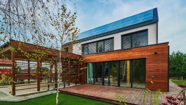 Dom w standardzie pasywnym. Dom w standardzie pasywnym.