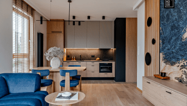 Stylowe małe mieszkanie z elementami Orientu