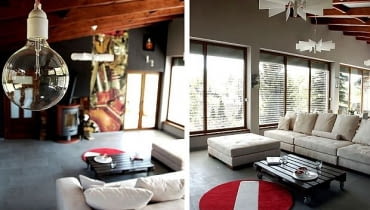 Mieszkanie w Łupstychu - 83 m2; proj. Ewa Patalas Mazur z Patalala Studio Wnętrz mieszkanie dla mężczyzny, mieszkanie w męskim stylu