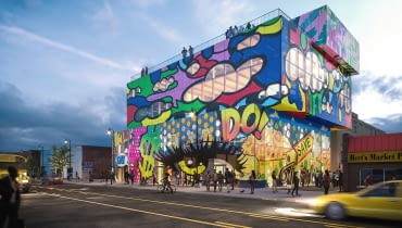 Glass Mural - biurowiec ze szklanymi muralami od MVRDV Glass Mural - biurowiec ze szklanymi muralami od MVRDV