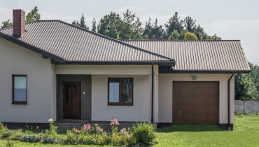 blacha trapezowa Blachy Pruszyński brąz