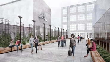 Lapidarium - Magazyn Detalu Architektonicznego w Łodzi - Projekt 'Lapidarium. Magazyn Detalu Architektonicznego' to jeden z efektów współpracy pracowni Mirosława Nizio z miastem Łódź. Rewitalizacja modernistycznego budynku przy ul. Kościuszki 19 zakłada przywrócenie niszczejącej perły architektury do życia i nadanie jej nowych funkcji. Projektanci pracowni zaplanowali podział parterowej kondygnacji na strefy: wejściową, komunikacji wraz z recepcją, strefę ekspozycji przeznaczoną na stałe prezentacje tematyczne, strefę wielofunkcyjną, ekspozycji czasowych, sanitarną i techniczną oraz magazynową w nowoprojektowanym budynku. Ekspozycje będą miały wyodrębnione strefy tematyczne: urbanistyki i architektury wraz z warsztatem makiet urbanistycznych (Info-box), architektury wnętrz, wystaw czasowych oraz dziedziniec z ekspozycją 'Lapidarium - Magazyn Detalu Architektonicznego'. Lapidarium ma być miejscem warsztatowym o charakterze edukacyjnym oraz wizerunkowym o unikatowym walorze ekspozycyjnym.